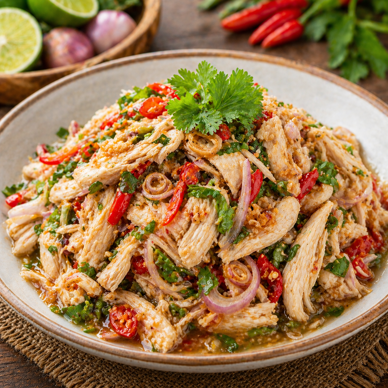 Kerabu Ayam Kedai Tiga Nyonya